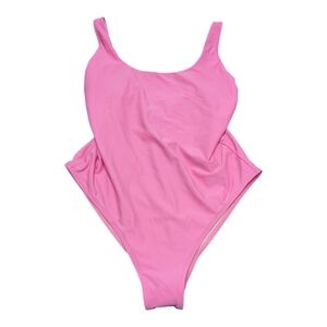 Cupshe One Piece Swimsuit Women's Large Pink Resortwear Vacation New with Tags